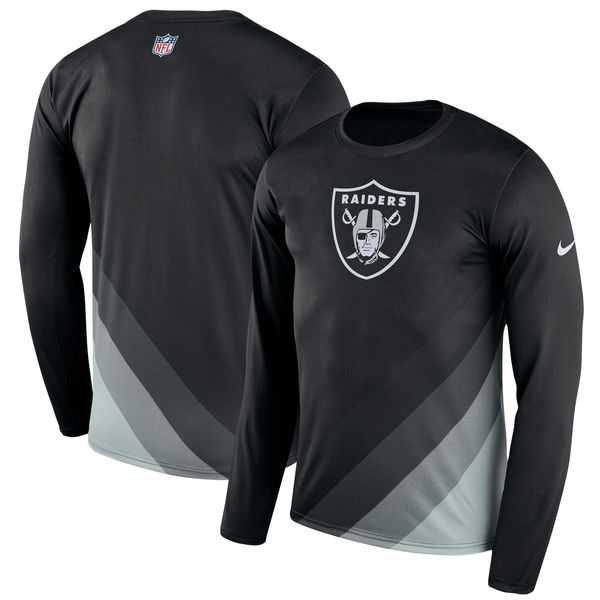 Oakland Raiders Nike Black Sideline Legend Prism Performance Long Sleeve T-Shirt,We sell and wholesale Oakland Raiders Nike Black Sideline Legend Prism Performance Long Sleeve T-Shirt on line form chian!